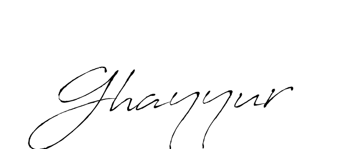 Ghayyur stylish signature style. Best Handwritten Sign (Antro_Vectra) for my name. Handwritten Signature Collection Ideas for my name Ghayyur. Ghayyur signature style 6 images and pictures png