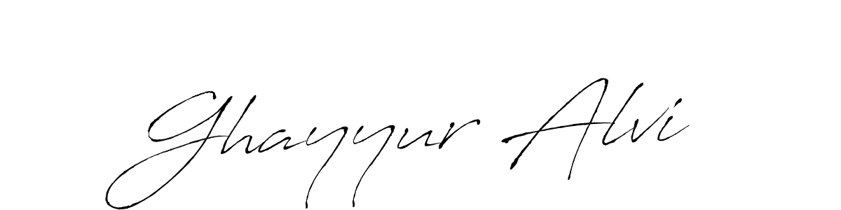 Use a signature maker to create a handwritten signature online. With this signature software, you can design (Antro_Vectra) your own signature for name Ghayyur Alvi. Ghayyur Alvi signature style 6 images and pictures png