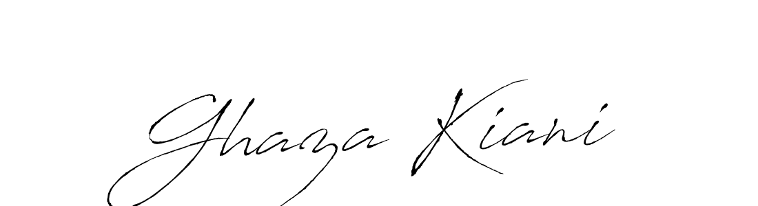 You can use this online signature creator to create a handwritten signature for the name Ghaza Kiani. This is the best online autograph maker. Ghaza Kiani signature style 6 images and pictures png
