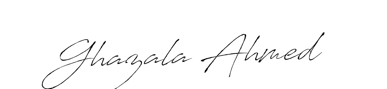 It looks lik you need a new signature style for name Ghazala Ahmed. Design unique handwritten (Antro_Vectra) signature with our free signature maker in just a few clicks. Ghazala Ahmed signature style 6 images and pictures png