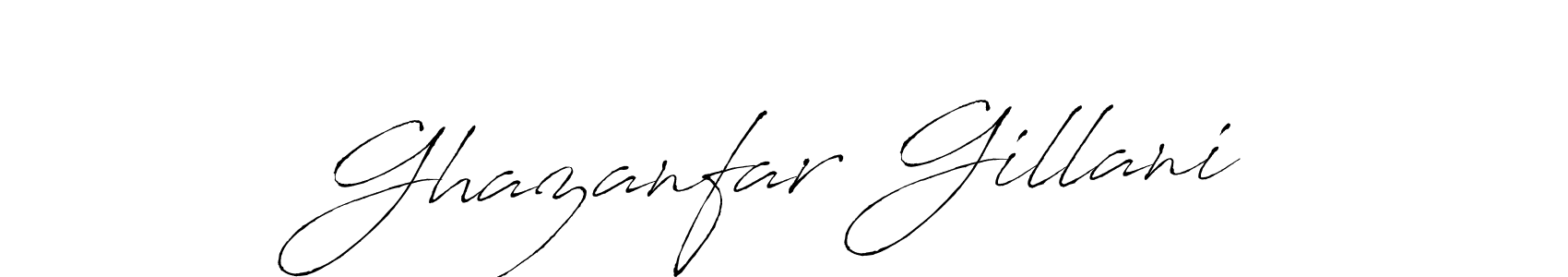 You should practise on your own different ways (Antro_Vectra) to write your name (Ghazanfar Gillani) in signature. don't let someone else do it for you. Ghazanfar Gillani signature style 6 images and pictures png
