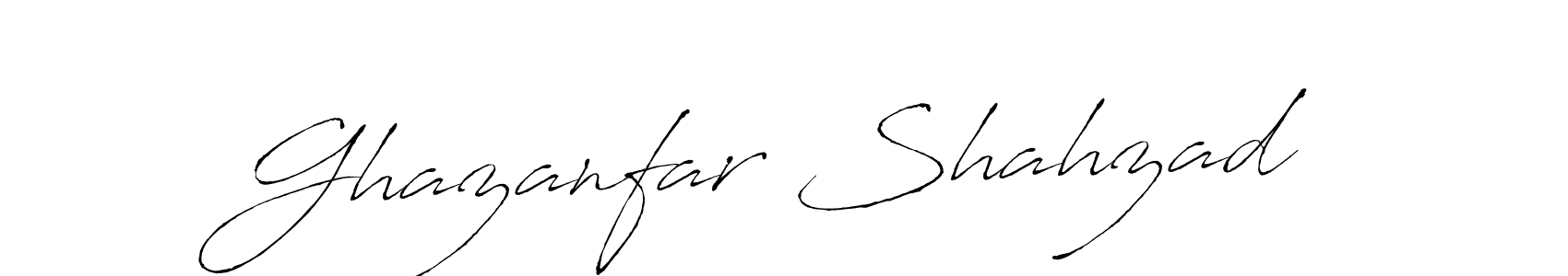 Ghazanfar Shahzad stylish signature style. Best Handwritten Sign (Antro_Vectra) for my name. Handwritten Signature Collection Ideas for my name Ghazanfar Shahzad. Ghazanfar Shahzad signature style 6 images and pictures png