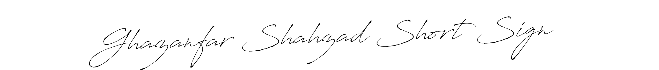 How to make Ghazanfar Shahzad Short Sign signature? Antro_Vectra is a professional autograph style. Create handwritten signature for Ghazanfar Shahzad Short Sign name. Ghazanfar Shahzad Short Sign signature style 6 images and pictures png