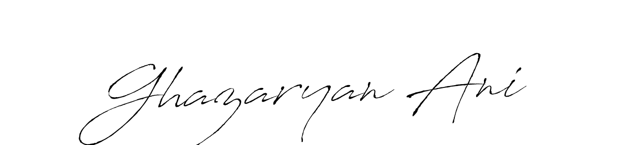 if you are searching for the best signature style for your name Ghazaryan Ani. so please give up your signature search. here we have designed multiple signature styles  using Antro_Vectra. Ghazaryan Ani signature style 6 images and pictures png