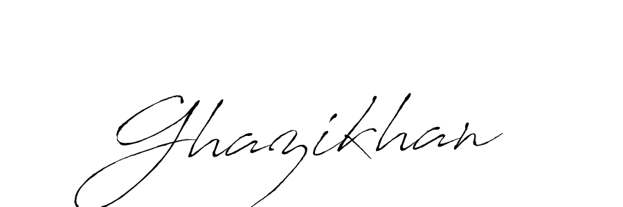 Also You can easily find your signature by using the search form. We will create Ghazikhan name handwritten signature images for you free of cost using Antro_Vectra sign style. Ghazikhan signature style 6 images and pictures png