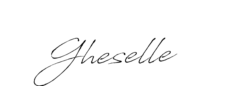 if you are searching for the best signature style for your name Gheselle. so please give up your signature search. here we have designed multiple signature styles  using Antro_Vectra. Gheselle signature style 6 images and pictures png