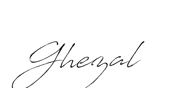 How to make Ghezal name signature. Use Antro_Vectra style for creating short signs online. This is the latest handwritten sign. Ghezal signature style 6 images and pictures png