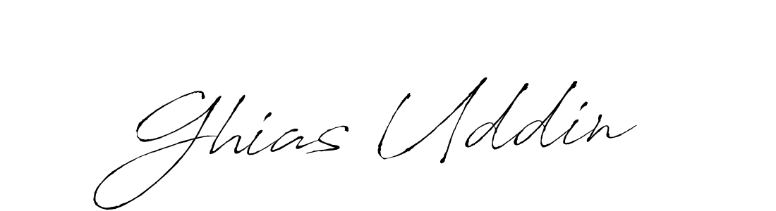 How to make Ghias Uddin signature? Antro_Vectra is a professional autograph style. Create handwritten signature for Ghias Uddin name. Ghias Uddin signature style 6 images and pictures png