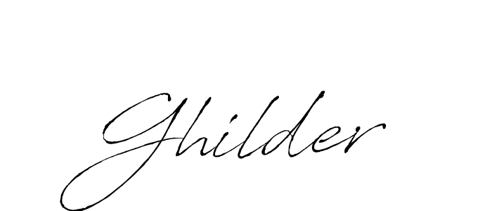 Ghilder stylish signature style. Best Handwritten Sign (Antro_Vectra) for my name. Handwritten Signature Collection Ideas for my name Ghilder. Ghilder signature style 6 images and pictures png