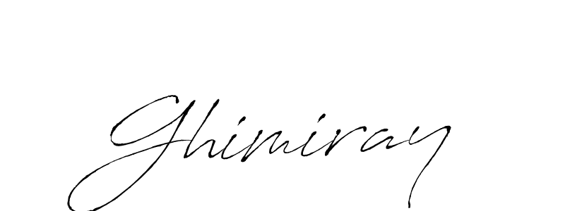 Create a beautiful signature design for name Ghimiray. With this signature (Antro_Vectra) fonts, you can make a handwritten signature for free. Ghimiray signature style 6 images and pictures png