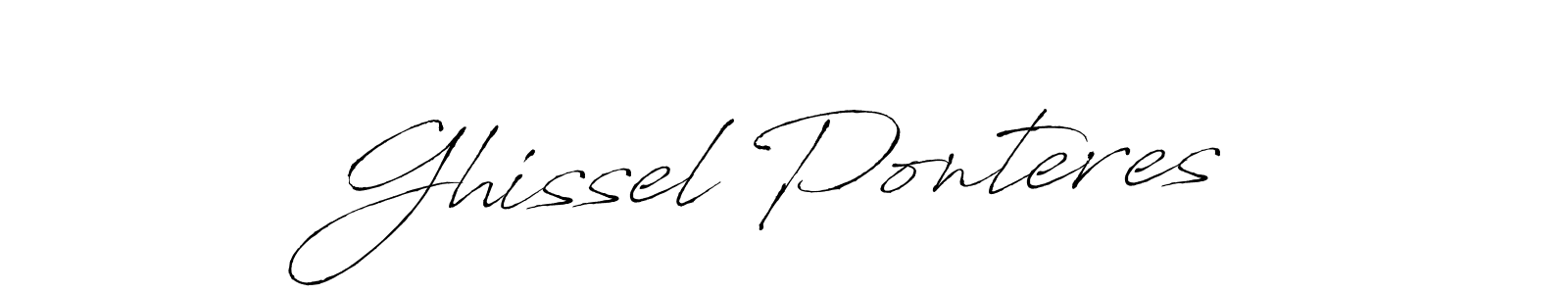 This is the best signature style for the Ghissel Ponteres name. Also you like these signature font (Antro_Vectra). Mix name signature. Ghissel Ponteres signature style 6 images and pictures png