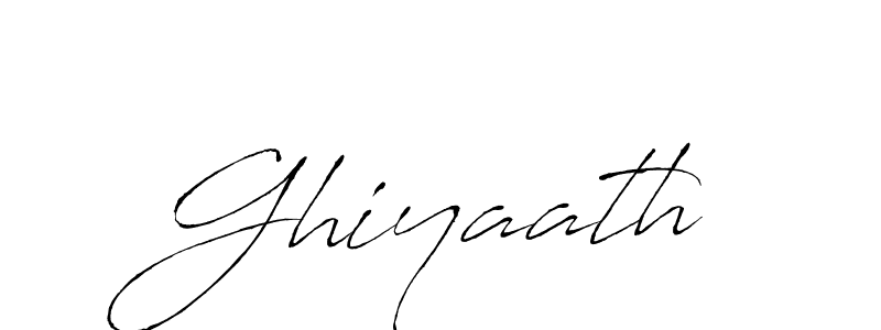 You should practise on your own different ways (Antro_Vectra) to write your name (Ghiyaath) in signature. don't let someone else do it for you. Ghiyaath signature style 6 images and pictures png
