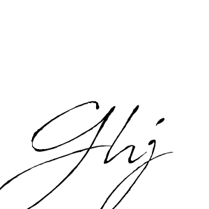 Ghj stylish signature style. Best Handwritten Sign (Antro_Vectra) for my name. Handwritten Signature Collection Ideas for my name Ghj. Ghj signature style 6 images and pictures png