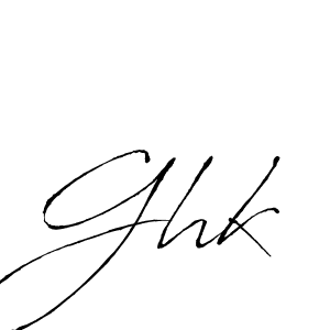 Use a signature maker to create a handwritten signature online. With this signature software, you can design (Antro_Vectra) your own signature for name Ghk. Ghk signature style 6 images and pictures png