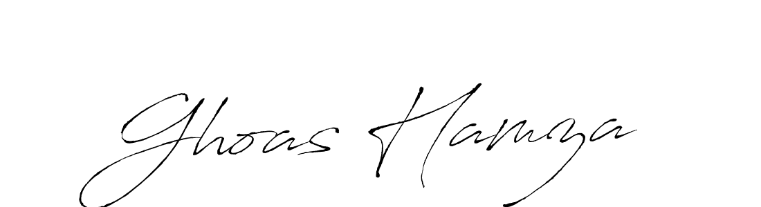 Use a signature maker to create a handwritten signature online. With this signature software, you can design (Antro_Vectra) your own signature for name Ghoas Hamza. Ghoas Hamza signature style 6 images and pictures png