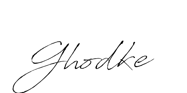 How to make Ghodke signature? Antro_Vectra is a professional autograph style. Create handwritten signature for Ghodke name. Ghodke signature style 6 images and pictures png