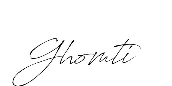 Also we have Ghomti name is the best signature style. Create professional handwritten signature collection using Antro_Vectra autograph style. Ghomti signature style 6 images and pictures png