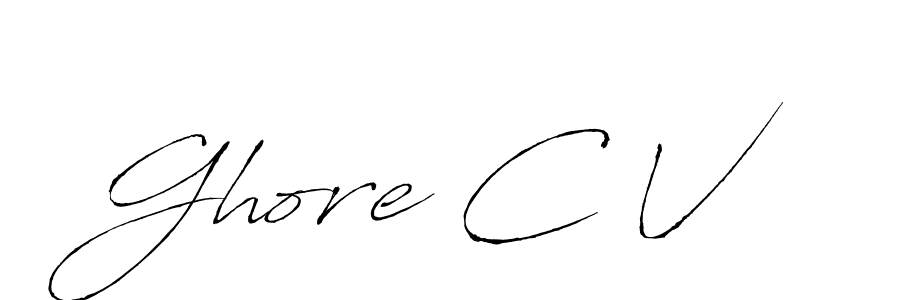 Here are the top 10 professional signature styles for the name Ghore C V. These are the best autograph styles you can use for your name. Ghore C V signature style 6 images and pictures png