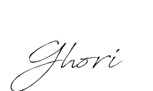 Ghori stylish signature style. Best Handwritten Sign (Antro_Vectra) for my name. Handwritten Signature Collection Ideas for my name Ghori. Ghori signature style 6 images and pictures png