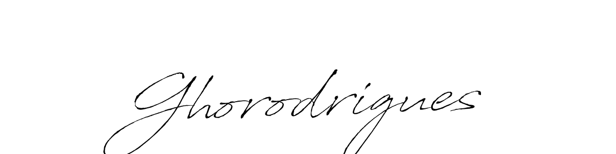 Make a beautiful signature design for name Ghorodrigues. With this signature (Antro_Vectra) style, you can create a handwritten signature for free. Ghorodrigues signature style 6 images and pictures png