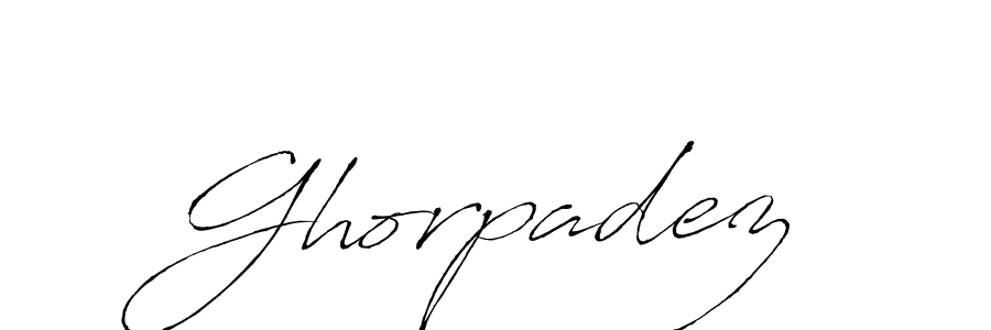 How to make Ghorpadez name signature. Use Antro_Vectra style for creating short signs online. This is the latest handwritten sign. Ghorpadez signature style 6 images and pictures png