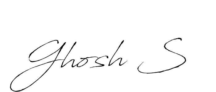 Also You can easily find your signature by using the search form. We will create Ghosh S name handwritten signature images for you free of cost using Antro_Vectra sign style. Ghosh S signature style 6 images and pictures png