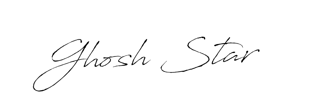 Create a beautiful signature design for name Ghosh Star. With this signature (Antro_Vectra) fonts, you can make a handwritten signature for free. Ghosh Star signature style 6 images and pictures png