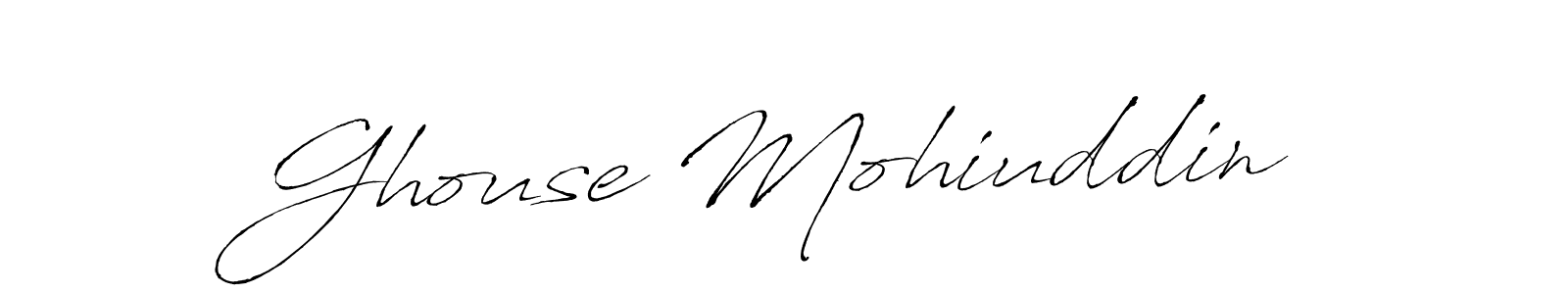 Also we have Ghouse Mohiuddin name is the best signature style. Create professional handwritten signature collection using Antro_Vectra autograph style. Ghouse Mohiuddin signature style 6 images and pictures png