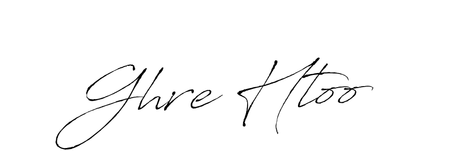 You should practise on your own different ways (Antro_Vectra) to write your name (Ghre Htoo) in signature. don't let someone else do it for you. Ghre Htoo signature style 6 images and pictures png