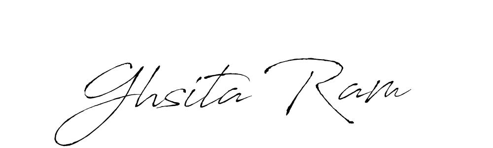 Make a beautiful signature design for name Ghsita Ram. With this signature (Antro_Vectra) style, you can create a handwritten signature for free. Ghsita Ram signature style 6 images and pictures png