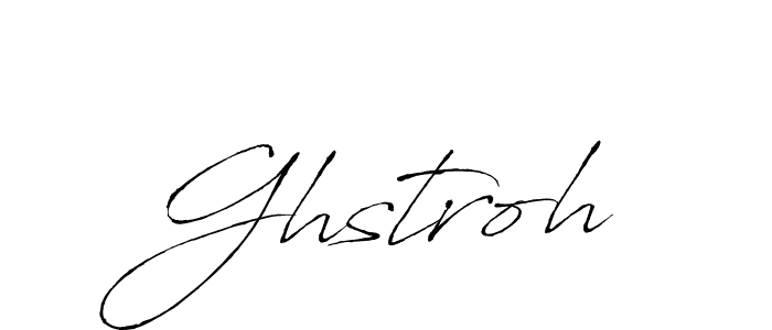 if you are searching for the best signature style for your name Ghstroh. so please give up your signature search. here we have designed multiple signature styles  using Antro_Vectra. Ghstroh signature style 6 images and pictures png
