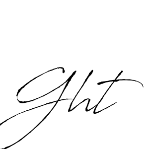 Create a beautiful signature design for name Ght. With this signature (Antro_Vectra) fonts, you can make a handwritten signature for free. Ght signature style 6 images and pictures png