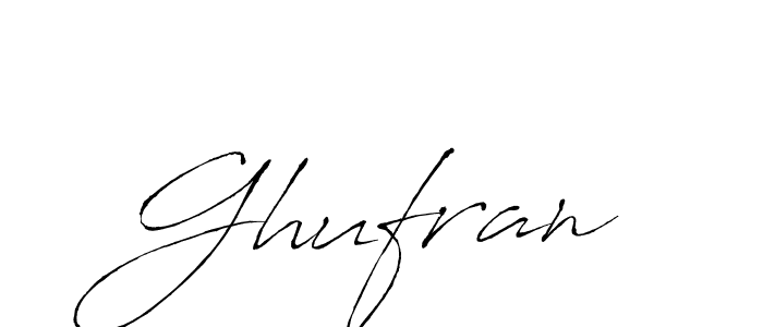 How to make Ghufran signature? Antro_Vectra is a professional autograph style. Create handwritten signature for Ghufran name. Ghufran signature style 6 images and pictures png