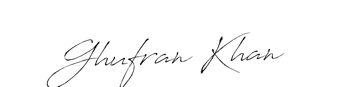 Ghufran Khan stylish signature style. Best Handwritten Sign (Antro_Vectra) for my name. Handwritten Signature Collection Ideas for my name Ghufran Khan. Ghufran Khan signature style 6 images and pictures png