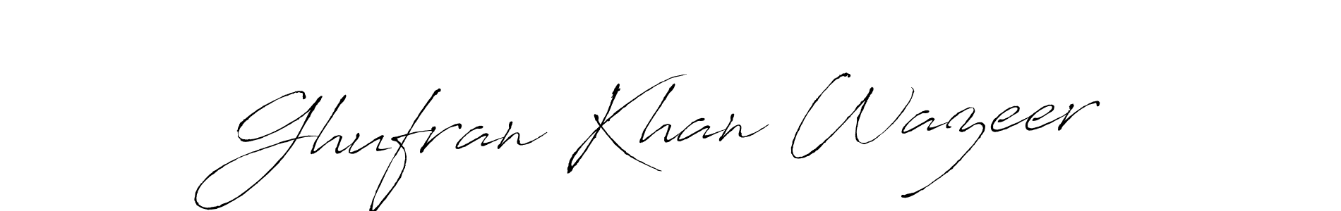 Use a signature maker to create a handwritten signature online. With this signature software, you can design (Antro_Vectra) your own signature for name Ghufran Khan Wazeer. Ghufran Khan Wazeer signature style 6 images and pictures png