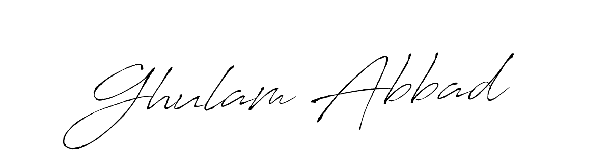 The best way (Antro_Vectra) to make a short signature is to pick only two or three words in your name. The name Ghulam Abbad include a total of six letters. For converting this name. Ghulam Abbad signature style 6 images and pictures png