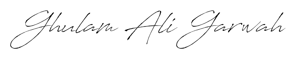 A timeless handwritten aesthetic for Ghulam Ali Garwah. The Antro_Vectra font gives your signature a handcrafted feel with natural curves. Ghulam Ali Garwah signature style 6 images and pictures png