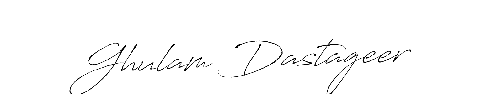 Also You can easily find your signature by using the search form. We will create Ghulam Dastageer name handwritten signature images for you free of cost using Antro_Vectra sign style. Ghulam Dastageer signature style 6 images and pictures png