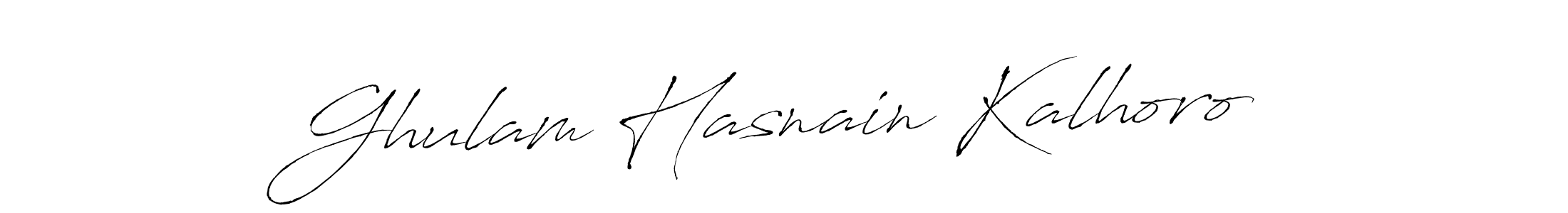 The best way (Antro_Vectra) to make a short signature is to pick only two or three words in your name. The name Ghulam Hasnain Kalhoro include a total of six letters. For converting this name. Ghulam Hasnain Kalhoro signature style 6 images and pictures png