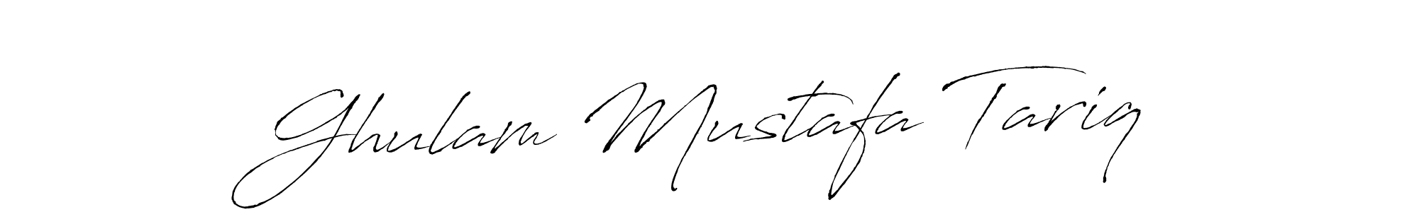 Make a short Ghulam Mustafa Tariq signature style. Manage your documents anywhere anytime using Antro_Vectra. Create and add eSignatures, submit forms, share and send files easily. Ghulam Mustafa Tariq signature style 6 images and pictures png