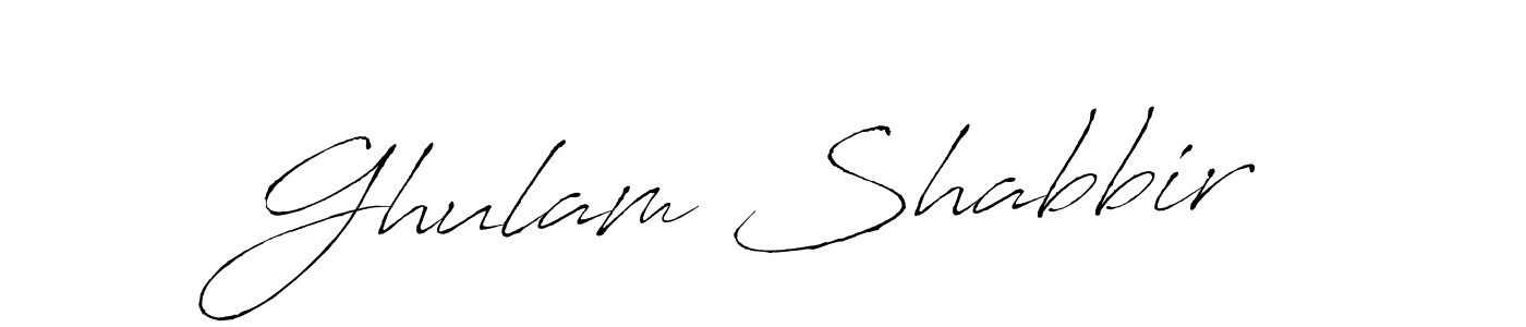 How to Draw Ghulam Shabbir signature style? Antro_Vectra is a latest design signature styles for name Ghulam Shabbir. Ghulam Shabbir signature style 6 images and pictures png