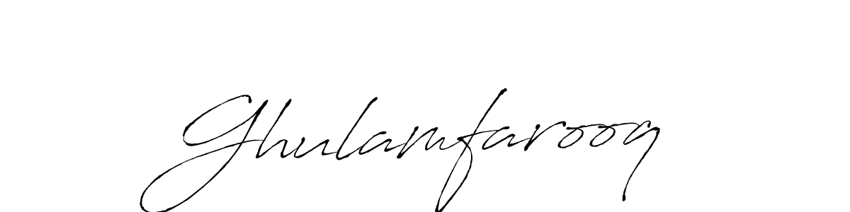 It looks lik you need a new signature style for name Ghulamfarooq. Design unique handwritten (Antro_Vectra) signature with our free signature maker in just a few clicks. Ghulamfarooq signature style 6 images and pictures png