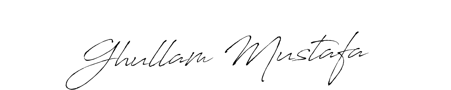 Similarly Antro_Vectra is the best handwritten signature design. Signature creator online .You can use it as an online autograph creator for name Ghullam Mustafa. Ghullam Mustafa signature style 6 images and pictures png