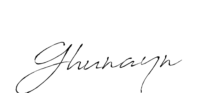 Use a signature maker to create a handwritten signature online. With this signature software, you can design (Antro_Vectra) your own signature for name Ghunayn. Ghunayn signature style 6 images and pictures png