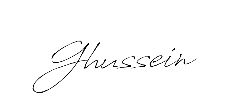 Ghussein stylish signature style. Best Handwritten Sign (Antro_Vectra) for my name. Handwritten Signature Collection Ideas for my name Ghussein. Ghussein signature style 6 images and pictures png