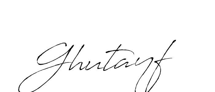 Also You can easily find your signature by using the search form. We will create Ghutayf name handwritten signature images for you free of cost using Antro_Vectra sign style. Ghutayf signature style 6 images and pictures png