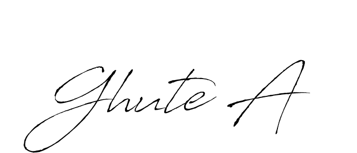 Make a beautiful signature design for name Ghute A. Use this online signature maker to create a handwritten signature for free. Ghute A signature style 6 images and pictures png