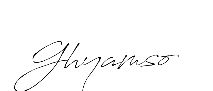 It looks lik you need a new signature style for name Ghyamso. Design unique handwritten (Antro_Vectra) signature with our free signature maker in just a few clicks. Ghyamso signature style 6 images and pictures png