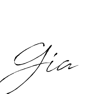 Make a beautiful signature design for name Gia. With this signature (Antro_Vectra) style, you can create a handwritten signature for free. Gia signature style 6 images and pictures png