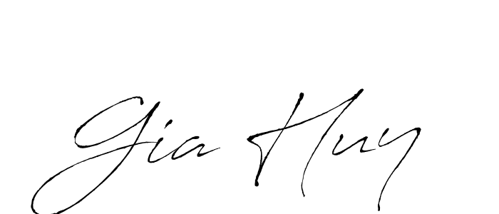 Use a signature maker to create a handwritten signature online. With this signature software, you can design (Antro_Vectra) your own signature for name Gia Huy. Gia Huy signature style 6 images and pictures png